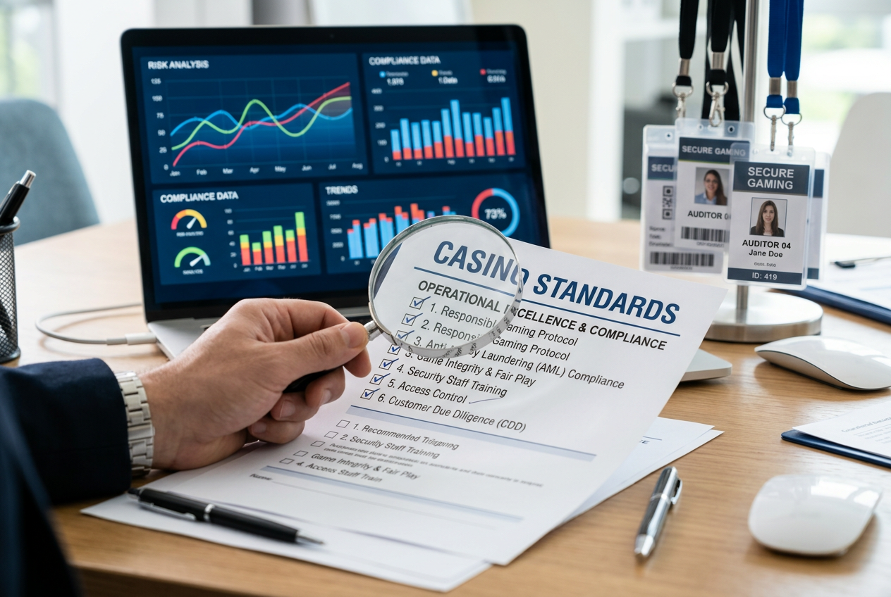 Illustration of the criteria used for choosing the best online casinos.